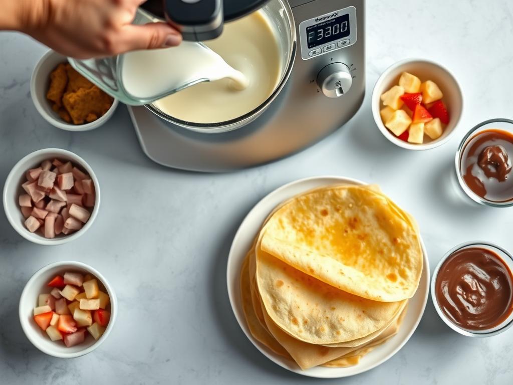 Crepes-Fuellung-Thermomix Leckere Crêpes mit dem Thermomix: Mein Rezept