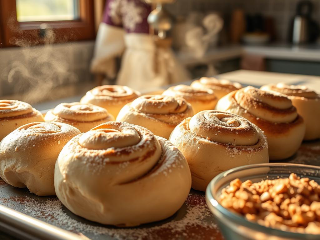 Fluffige-Zimtschnecken-durch-die-richtige-Gehzeit Leckeres Zimtschnecken Rezept: Selbstgemacht & Einfach