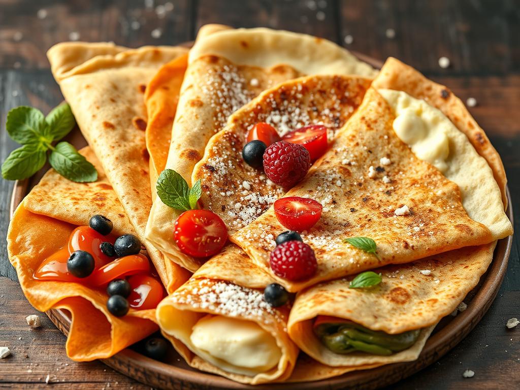 Globale-Varianten-von-Crepes Mein einfaches Crêpe Teig Rezept für jeden Anlass