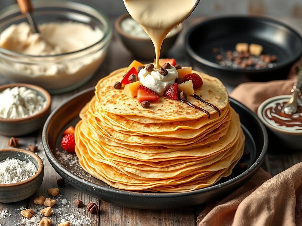 Perfektes-Crepe-Teig-Rezept Mein einfaches Crêpe Teig Rezept für jeden Anlass