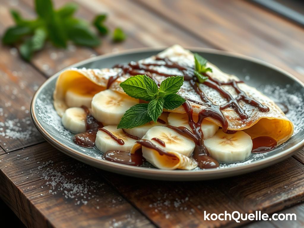 franzoesisches-crepe-rezept-mit-Nutella-und-Bananen Leckeres Rezept für französische Crepes - Probieren Sie es!