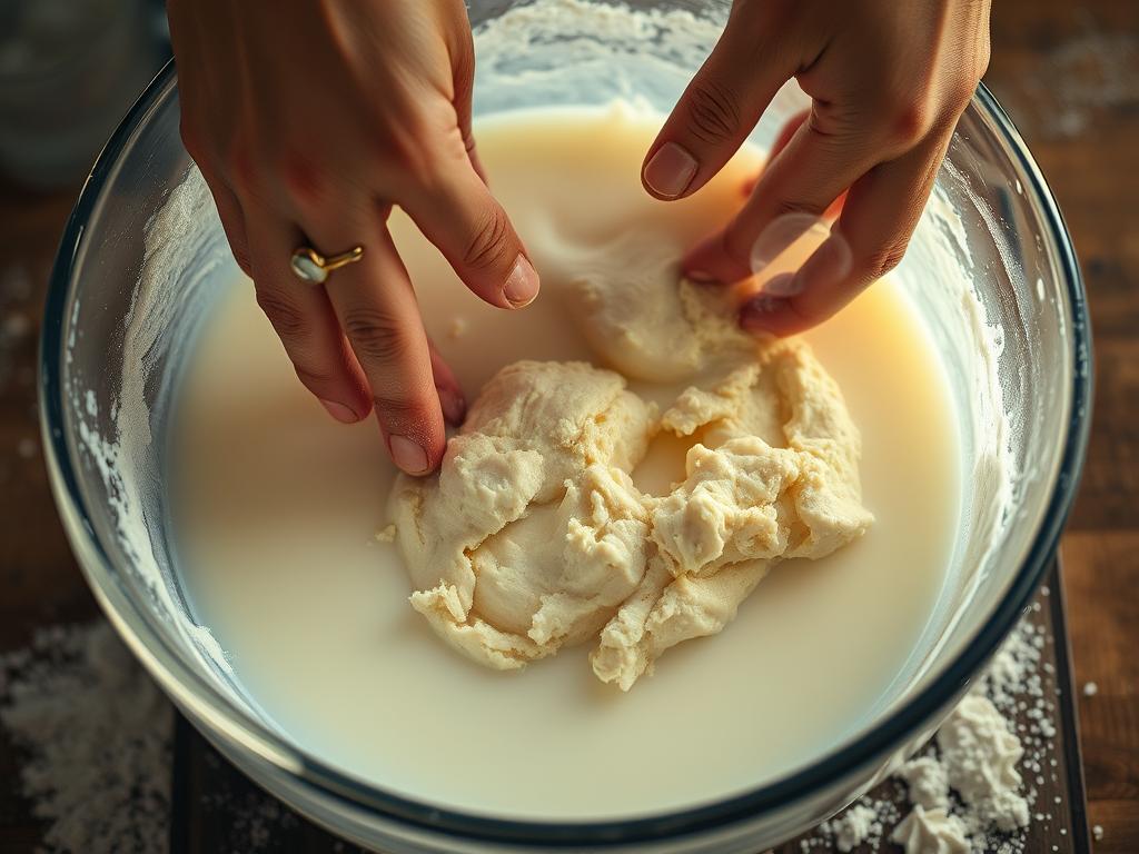 hefeteig-fuer-zimtschnecken Leckere dänische Zimtschnecken: Mein Rezept